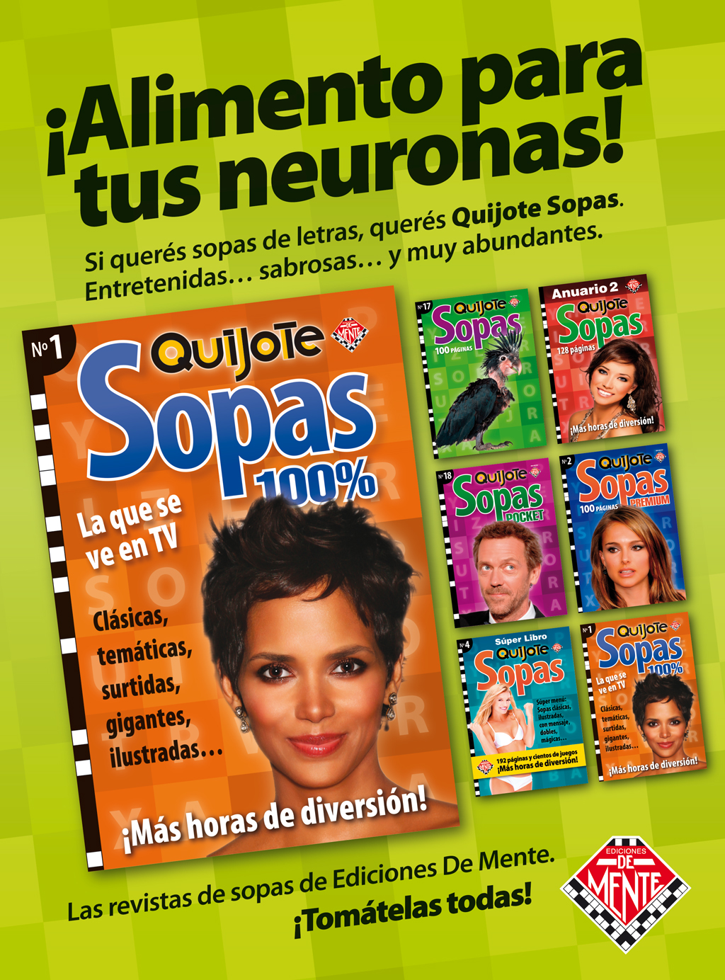 Afiche Quijote Sopas para kioscos. Afiche Quijote Sopas para kioscos.